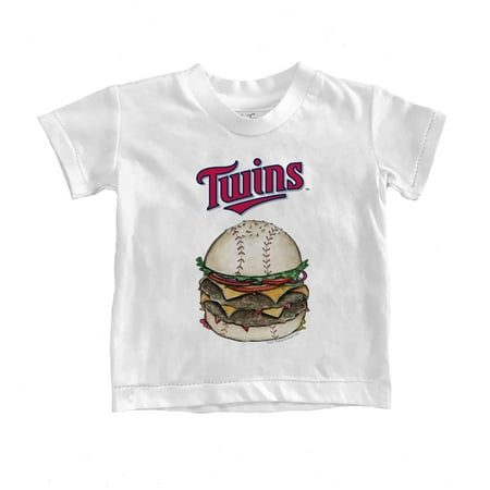 

Infant Tiny Turnip White Minnesota Twins Burger T-Shirt