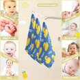 thumbnail image 3 of 5 PCS Cool Duck Baby Muslin Washcloths, Soft Absorbent Face Towel Burp Cloths Cotton Bath Wipes Infant Wash Cloth for Newborn Boys Girls, 3 of 7