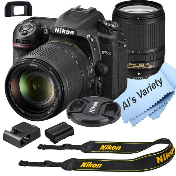 Nikon D7500 DSLR Camera Kit with 18-140mm VR Lens  Built-in Wi-Fi20.9 MP CMOS Sensor  EXPEED 5 Image Processor and Full HD 1080p Video Recording at 30 fps SnapBridge Bluetooth Connectivity