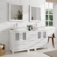 thumbnail image 3 of Vanity Art 60" Double Sink Bathroom Vanity Set with Engineered Marble Top and Free Mirrors, 3 of 9