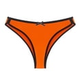 thumbnail image 1 of B91xZ Culottes en Coton pour Femmes Dentelle Extensible Culottes Hipster, Orange P, 1 of 2