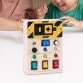 thumbnail image 2 of ruzhgo LED Switch Busy Board Motor Skill Toy Pretend Play Birthday Travel, 2 of 9