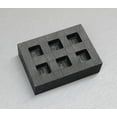 thumbnail image 3 of 6 Cavity 1oz Graphite Ingot Mold for Melting Casting Refining Scrap Metal Jewelry Precious Metal, 3 of 7