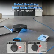 ECOVACS DEEBOT T50 MAX PRO Omni Robot Vacuum and Mop, 18,500Pa Suction, BLAST Airflow Tech, 18mm Auto-Lift