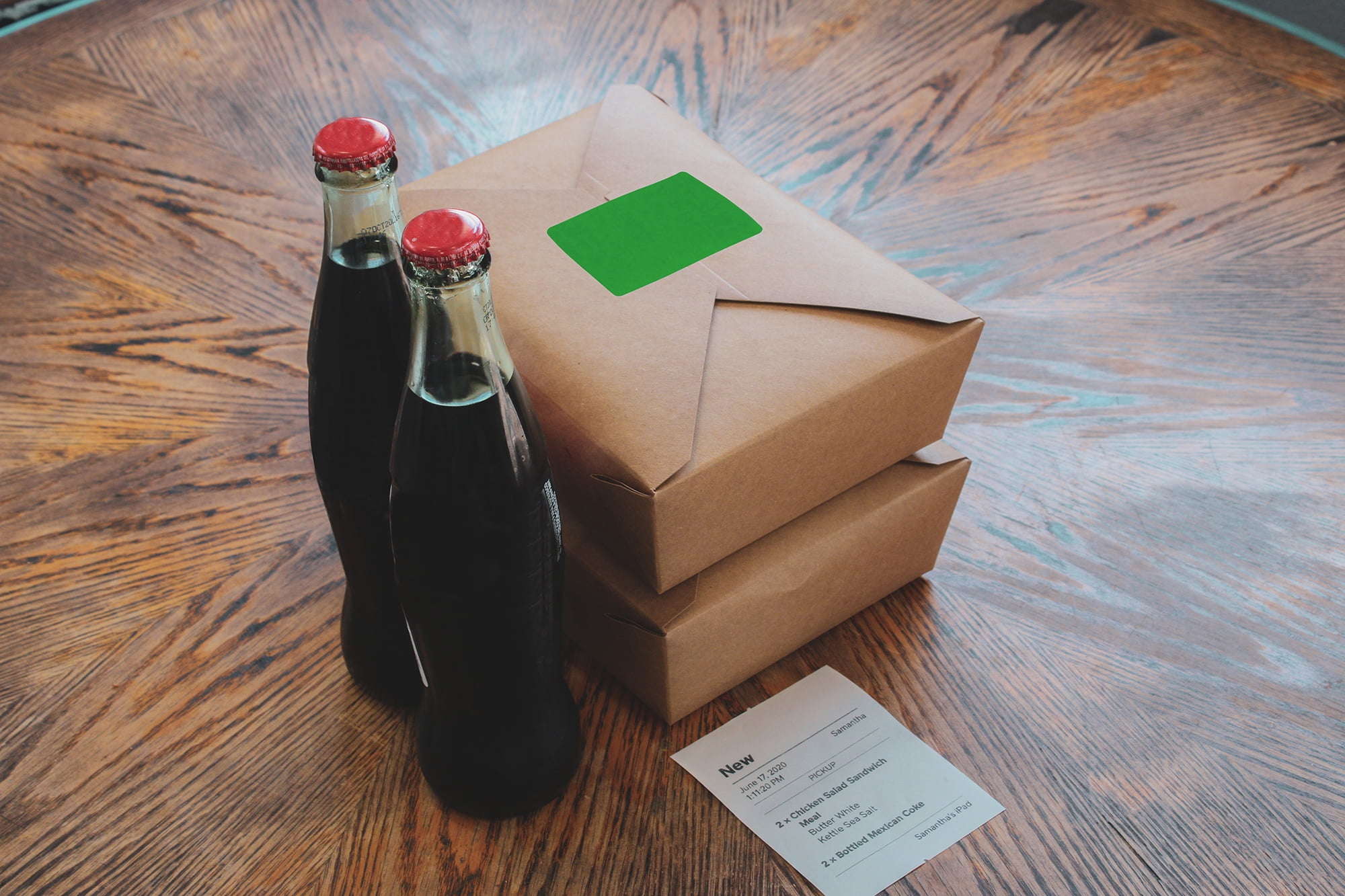 Royal Green Rectangular Label Stickers 4x2 inch (7.5cm x 2.5cm) Black Label Roll - 250 Pack