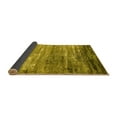 thumbnail image 2 of Ahgly Company Indoor Square Oriental Yellow Industrial Area Rugs, 5' Square, 2 of 4