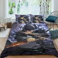 thumbnail image 2 of Cartoon 3 Piece Bedding Set Solo Leveling Comforter Set Cute Duvet Cover Sets Super Soft Girls Bedding Set Kids Bedroom Gifts,1 Duvet Cover with 2 Pillowcases Twin, 2 of 6