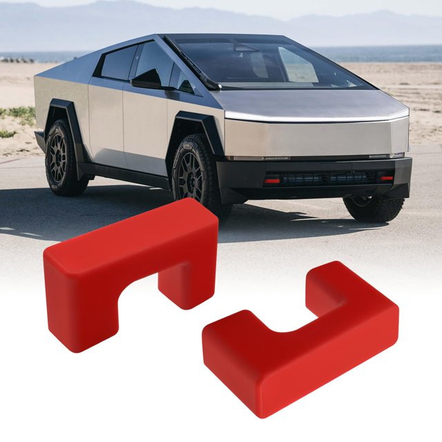 Funda de enganche de remolque Klutchtech para Tesla Cybertruck 2024-25, color rojo