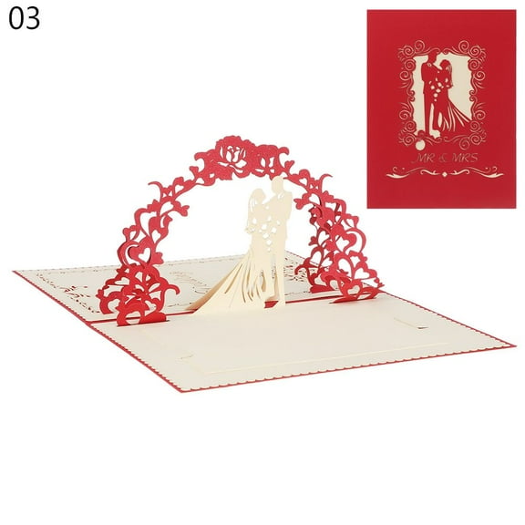 1Pcs Christmas Birthday Party Supplies With Envelope Gift Blessing Card Thank You Cards Valentines Day Greeting Cards Wedding Invitations 3