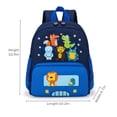 thumbnail image 2 of Mochila Willikiva Cute Zoo Little 3D para niños impermeable azul, 2 of 7