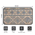 thumbnail image 5 of Blue Geometric Diamond Triangle Pattern Door Rugs,Washable Non Slip Door Mats Indoor,Decorative Door Mats,Entry Mat Indoor for Entrance,Bedroom,Kitchen,Bathroom,30"x17", 5 of 6