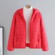 thumbnail image 1 of Chaquetas y prendas de vestir exteriores informales con capucha y manga larga para mujer, modernas, cómodas e informales, con bolsillo suelto, camiseta de manga larga, chaqueta con capucha y cremaller, 1 of 3