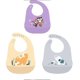 thumbnail image 1 of 26-27 Silicone Bibs for Babies 3-Piece Set Weaning Bibs for Boys and Girls, 1 of 4