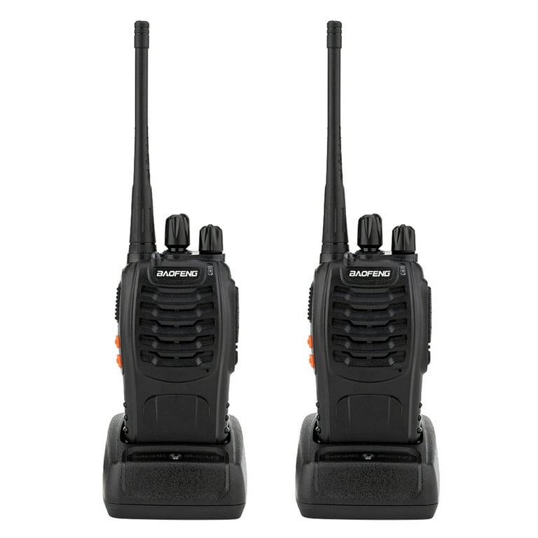 2pcs Baofeng BF-888S 5W 400-470MHz 16-CH Handheld Walkie Talkies