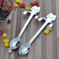 thumbnail image 4 of Coffee Spoon Mini Cats Design Stainless Steel Hanging Tea Cup Spoon Kitchen Gadget, 4 of 9