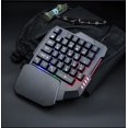 thumbnail image 3 of Teclado Mecánico para Juegos Ormromra LN-1686 Teclas Azules Retroiluminación RGB, 3 of 5