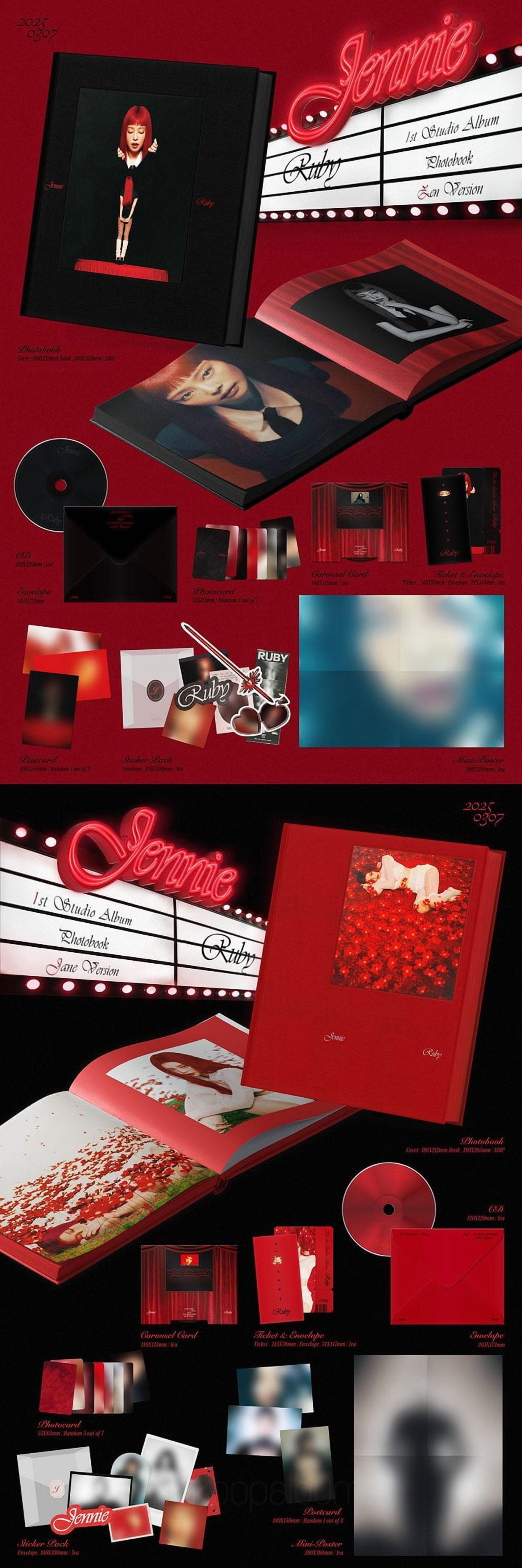 JENNIE - [RUBY] The 1st Studio Album PHOTOBOOK ZEN Version