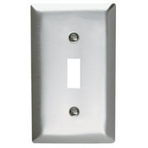 Pass & Seymour Legrand SS1-D 1-Gang Toggle Light Switch Wall Plate, Standard Size Cover, Stainless Steel