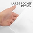 thumbnail image 4 of 4 Pcs Kindergarten Apron Adjustable Children's 4pcs/pack White Size Multi-use Toddler Decor Paint Kids Cooking Aprons, 4 of 6