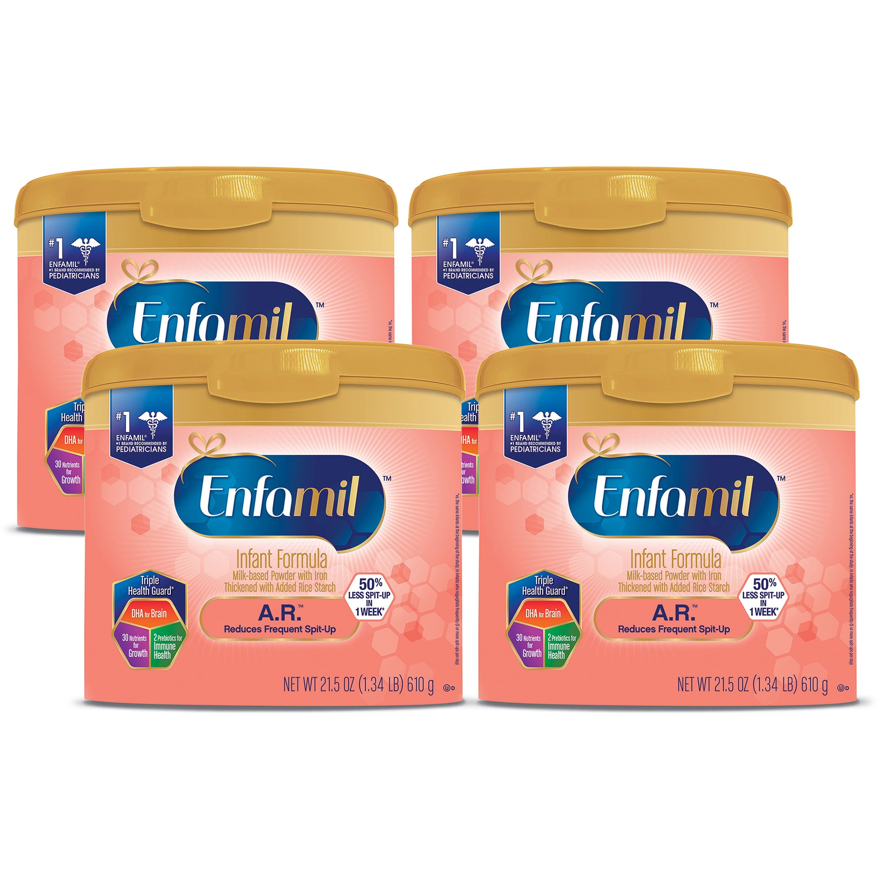 Enfamil A.R. Infant Formula for SpitUp Powder, 21.5 oz Reusable Tub