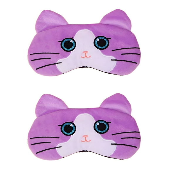 TELOLY 2Pcs Sleep Mask for Kids,7.87*3.94"Sleeping Mask for Women,Blackout Eye Mask for Sleeping