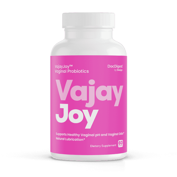 VajayJoy Vaginal Probiotics for Women Lactobacillus Probiotic Blend with Prebiotics. Womans health supplement supports healthy vaginal odor and a balanced vaginal flora. One Month Supply.
