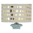 thumbnail image 3 of Jodi Blue & Gold Ceramic Table Lamp, 3 of 3