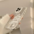 thumbnail image 3 of Line Star Christmas Tree Mirror Soft Case  for iPhone (White,iPhone 14), 3 of 6