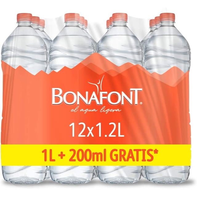 Agua Natural Bonafont 1.2L 12 Pack Bonafont WI-YVOV-PXXX