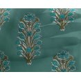 thumbnail image 4 of oneOone Georgette Viscose Fabric Leaves & Floral Block Printed Craft Fabric BTY 42 Inch Wide, 4 of 5