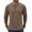 Brown, variant on Men's Henley Shirts Long Sleeve Casual Vintage T-Shirt Lightweight Soft Stretch Tees Fall Henley Pullover Tops