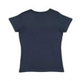 thumbnail image 2 of LAT Women 100% Cotton Jersey Crew Neck Short Sleeve Tee (3516) Denim, M, 2 of 2
