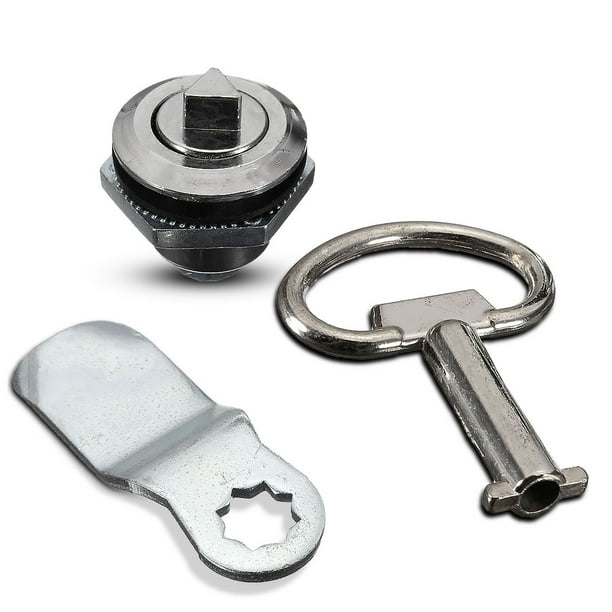 Cabina de llaves de la puerta del elevador llaves de aleación de zinc portátil anti-torque llave electricista accesorio fontaneros suministros triangulares 3 piezas Eigraketly TO000935-02
