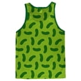 thumbnail image 2 of Vegetable Pickle Pattern Adult Mesh Jersey White-Kelly LG, 2 of 2