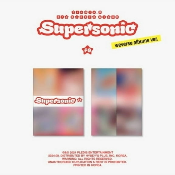 Fromis_9 - Supersonic - Weverse Albums Version - incl. Card Holder, 2 Photocards QR Card - Music & Performance - CD