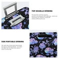 thumbnail image 5 of Haiem flower Skull crystal Luggage Cover Printed Suitcase Covers for Luggage Elastic Washable Suitcase Protector Fits 18-32 Inch Luggage-Small, 5 of 9