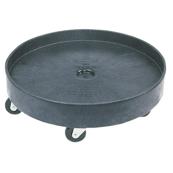 Rubbermaid Commercial Products RCP 2650 BLA Brute Professional Grade Universal Drum Dolly- Black