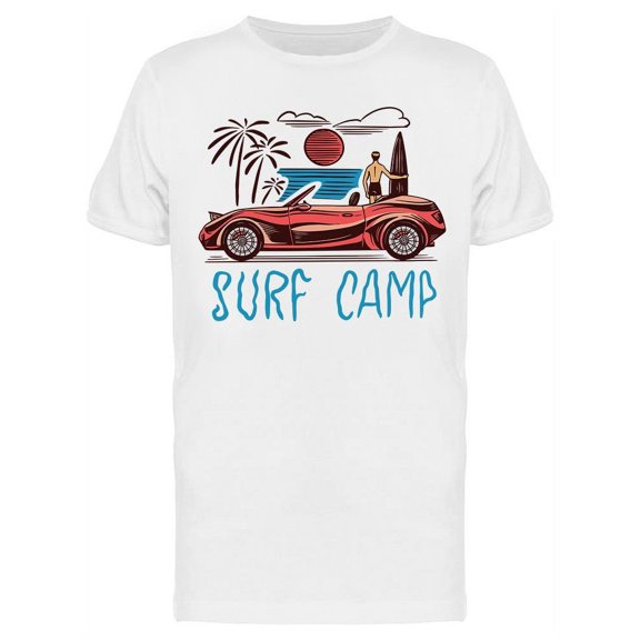 Surf Camp Vintage Surfer T-Shirt Men -Image by Shutterstock, Male Small
