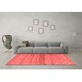 thumbnail image 3 of Ahgly Company Indoor Round Southwestern Red Country Area Rugs, 3' Round, 3 of 4