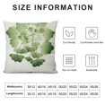 thumbnail image 5 of HENGT  Green Plant Throw Pillow Covers Decorative Green Succulent Leaves Square Pillow Cases Farmhouse Spring Green Plants Cushion Covers for Sofa Couch Home Decoration, 5 of 5