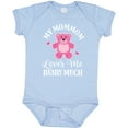 thumbnail image 3 of Inktastic Mommom Loves Me Girls Bear Girls Baby Bodysuit, 3 of 5