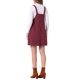 thumbnail image 3 of Vestido de Pana para Mujeres INSPIRE CHIC con Tirantes Ajustables, Botones y Bolsillos XL 1, 3 of 6