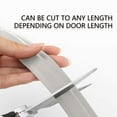 thumbnail image 4 of Silicone Door Bottom Seal Strip, Self-Adhesive Weather Stripping for Draft Proofing, Energy Saving Insulation Tape, 39in Length, 4 of 7
