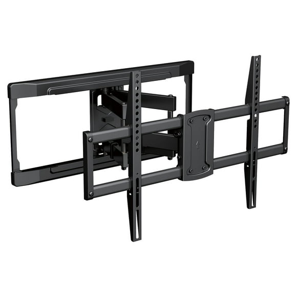 Support mural entièrement articulé pour télévision blackweb pour télévisions de 127 cm (50 po) à 218,4 cm (86 po) (Noir) S'incline et pivote