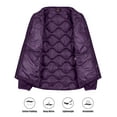 thumbnail image 5 of Little Donkey Andy Women's Quilted Jacket Lightweight Warm Winter Puffer Jackets Long Sleeve Padded Coats Outwear With 6 Pockets Purple, Medium, 5 of 7