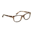 Equate Unisex Blue Light Glasses, Plastic Lens, Cream Tortoise Color