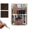 thumbnail image 2 of Paint Touch-Up Pen Set, Furniture Floor Scratch Repair Pen Touch-Up Pen Walnut Color Furniture Pen Crayon Furniture Scratch Repair Marker Paint Pen Floor Pen 2.5Ml, Multicolor(Brown4,5.3x0.8"), 2 of 7
