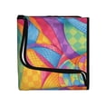 thumbnail image 4 of Absorbent Coral Velvet Towel 27x55in Light Soft And Fluffy Wool Circle Delicate And Not Easy To Remove The Edge Tie-Dye Pattern Rainbow Colors, 4 of 8