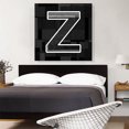 thumbnail image 2 of ARTCANVAS Modern Black White Alphabet Letter Z Canvas Art Print - Size: 36" x 36" (1.50" Deep), 2 of 9