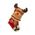 thumbnail image 2 of Medias navideñas de alce Adornos navideños colgantes Bolsa de regalo navideña Medias navideñas colgantes para de la cama familiar, 2 of 9